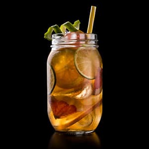 Beverage made of a variety of citrus fruits Beverage made of a variety of citrus fruits